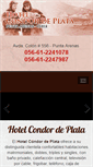 Mobile Screenshot of condordeplata.cl