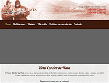 Tablet Screenshot of condordeplata.cl